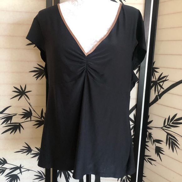 Gilligan & Ohama Black Sleepwear Top Plus Size XXL - 2X - Picture 9 of 11